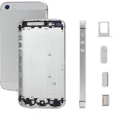 

Delmohut Apple iPhone 5s Back Panel(Silver)