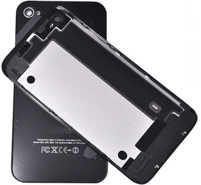 

Delmohut Apple iPhone 4s Back Panel(Black)
