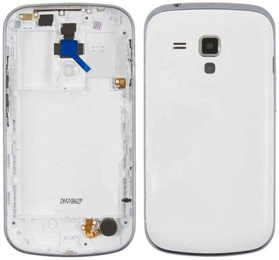 Delmohut Samsung Galaxy S Duos Back Panel(White)