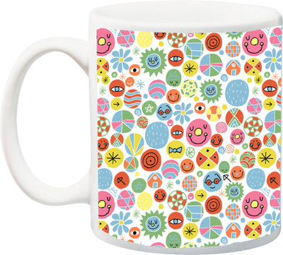 

ME&YOU Happy Birthay Gift For Kids,children/boys/girls Printed Ceramic Mug(325 ml), Multicolor