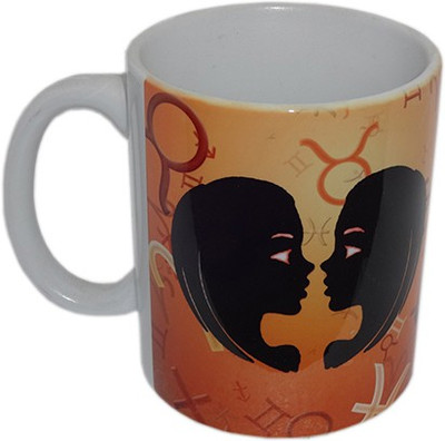 Gift Fusion ZodiacSign Ceramic Mug(250 ml), Multicolor