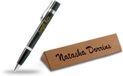 

Presto Best Gift For Your Teacher Student Colleagues Father Mother Brother Sister Name Engraved wooden Box and Ball Pen(Pack of 2)