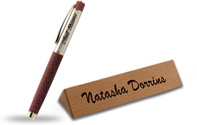 

Presto Best Gift For Your Teacher Father Mother Brother Sister Friends Name Engraved wooden Box and Ball Pen(Pack of 2)