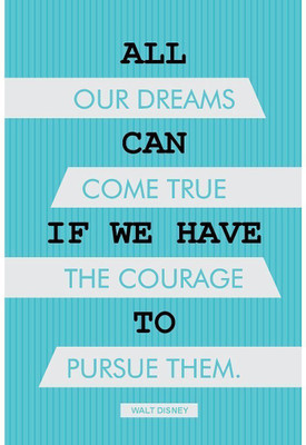 

Original Quotes Decorative Poster Paper Print(23 inch X 18 inch, Rolled)