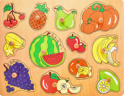 

Little Einstein Wooden Pick Puzzle Fruit(1 Pieces)