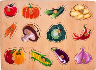

Little Einstein Wooden Pick Puzzle Vegitable(1 Pieces)