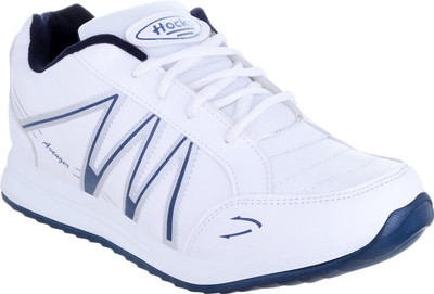 

HOCKS White Blue Walking Shoes For Men(White