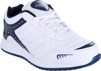 

HOCKS White Blue Walking Shoes For Men(White