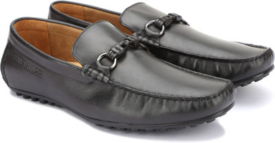 

Pavers England Genuine Leather Slip on For Men(Black