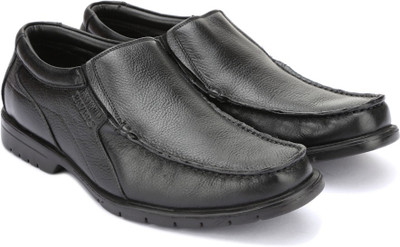

Pavers England Genuine Leather Slip On For Men(Black