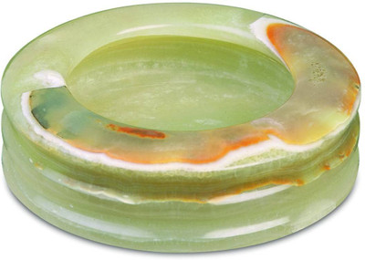 

Mahaveer Creation Decorative Showpiece - 4 cm(Stoneware, Yellow, Light Green)