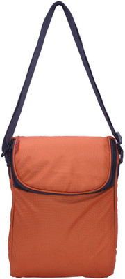 

Peacock Mundkar Men & Women Casual Orange Polyester Sling Bag
