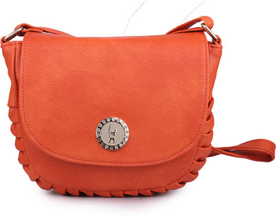 

STYLEFASHION Girls Casual Brown PU Sling Bag