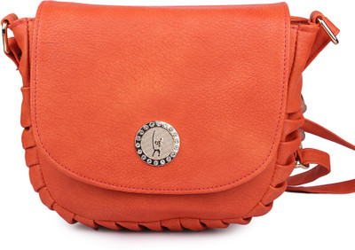 

STYLEFASHION Girls Casual Brown PU Sling Bag