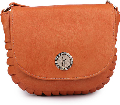 

STYLEFASHION Girls Casual Brown PU Sling Bag