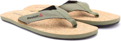 

REEBOK ECO FLIP CORK Slippers, Canopy green/black