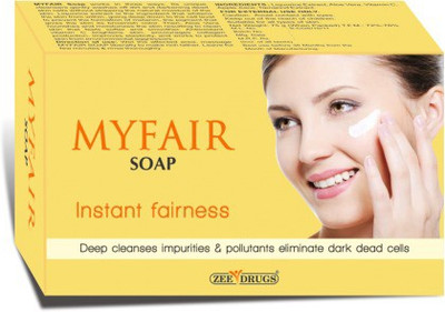 

MYFAIR INSTANT FAIRNESS SOAP 75 GM EACH [PACK OF 2](75 g, Pack of 2)
