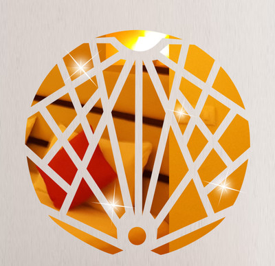 

Naveed Arts  Acrylic Sticker Sticker(Pack of 1, Gold