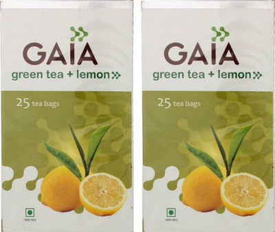 

GAIA Lemon 25TB (Pack of 2) Lemon Green Tea(50 g, Box)