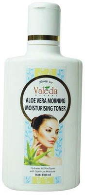

Valeda Herbal Aloe Vera Morning Moisturising Toner - with 'Witch Hazel' and 'Basil' - Unique 'Watery Extract' to Hydrate, Tone and Stimulate(100 ml)
