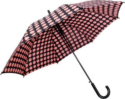

HOU-DY Big Multicolor Polka Dots Digital Print Pongee Umbrella(Multicolor)