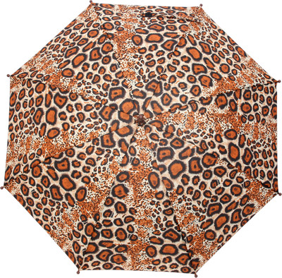 

HOU-DY Pongee Orange Animal Digital Print Kids Umbrella(Multicolor)