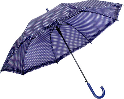

HOU-DY Purple Polka Dots Frilled Umbrella(Purple)