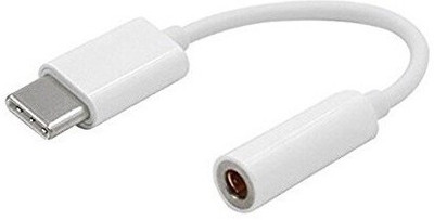 

BB4 Type-C Male to Female 3.5mm audio Jack Earphone Headphone USB Adapter(White)