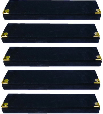 

Addyz Pack of 5 Chain Storage Necklace Vanity Box(Blue)