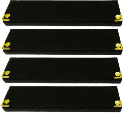 

Addyz Pack of 4 Chain Storage Makeup Necklace Vanity Box(Black)