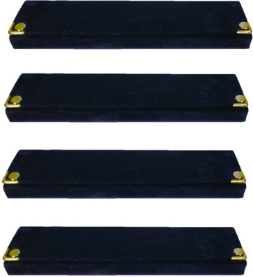 

Addyz Pack of 4 Chain Storage Necklace Vanity Box(Blue)