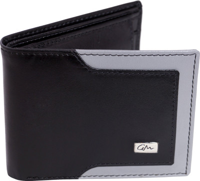 

Gentleman Men Multicolor Genuine Leather Wallet(6 Card Slots), Black