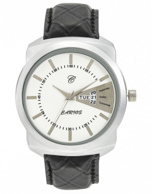 Carios White Elegant & Attractive ca1006 Day and Date Analog Watch  - For Men & Women   Watches  (Carios)