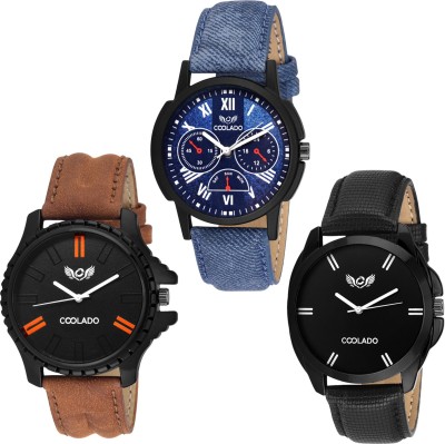 Coolado CL-210361 Combo Of 03 Imperial Analog Watch  - For Men   Watches  (Coolado)
