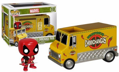 

Funko Pop Rides: Deadpools Chimichanga Truck Action Figure(Multicolor)