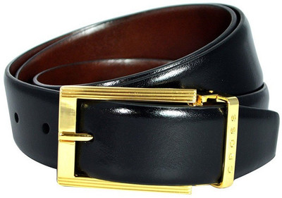 

Cross Men Casual, Formal, Party Black, Brown Genuine Leather Reversible Belt