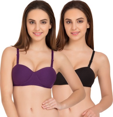60% OFF on TWEENS by Belle Lingeries Padded Demi-Cup Seamless Combo Pack of 2  Women Push-up Lightly Padded Bra(Multicolor) on Flipkart