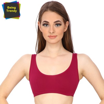 85% OFF on Being Trendy by Intimate Secrets� Aire? - Extreme Beauty Women  Training/Beginners Lightly Padded Bra(Maroon) on Flipkart