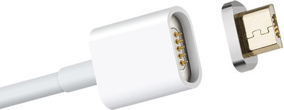 

Mobitech MAGNETIC CABLE 3 USB Cable(White, Gold), Gold;white