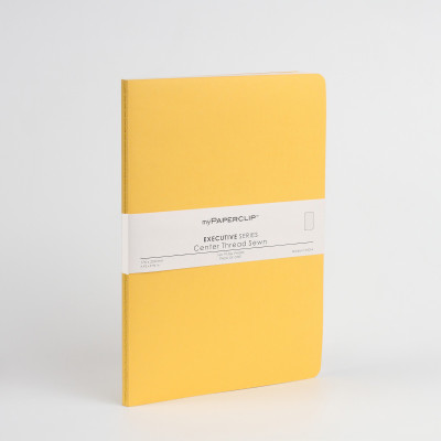 

Mypaperclip B5 Notebook(167 Plain Pages Executive Series, Yellow)