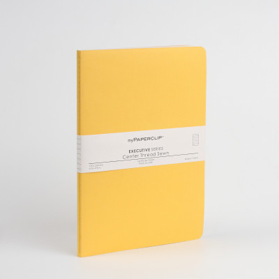 

Mypaperclip B5 Notebook(163 Ruled Pages Executive Series, Yellow)