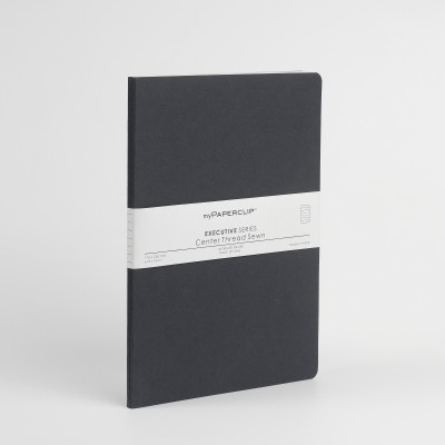 

Mypaperclip B5 Notebook(160 Ruled Pages Executive Series, Black)