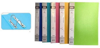 

SAYA Polypropylene CLIP FILE(Set Of 5, Multicolor)