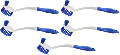 

bajrang Wash basin and Toilet seat cleaning Brush (Set of 05 pcs.) Toilet Brush