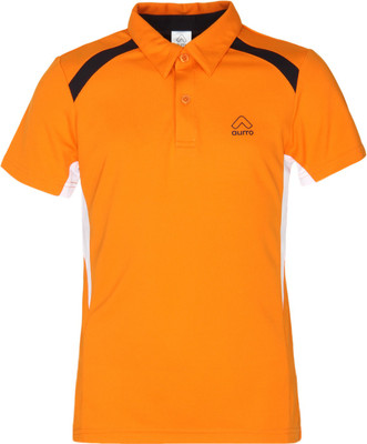 

Aurro Boys Solid Polyester T Shirt(Orange, Pack of 1
