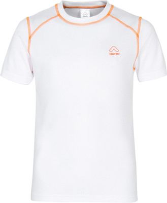 

Aurro Boys Solid Polyester T Shirt(White, Pack of 1