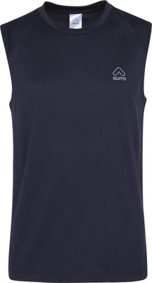

Aurro Boys Solid Polyester T Shirt(Dark Blue, Pack of 1, Navy