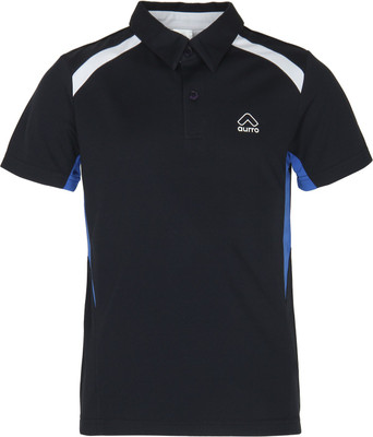 

Aurro Boys Solid Polyester T Shirt(Dark Blue, Pack of 1, Navy
