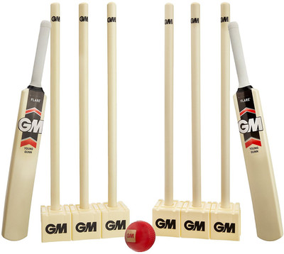 GM Flare Two Bat Plastic Set, Size 4 Combo Cricket Kit