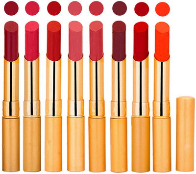 Rythmx Slim Lipstick 8 Pcs Combo Set 04(Multicolor,)